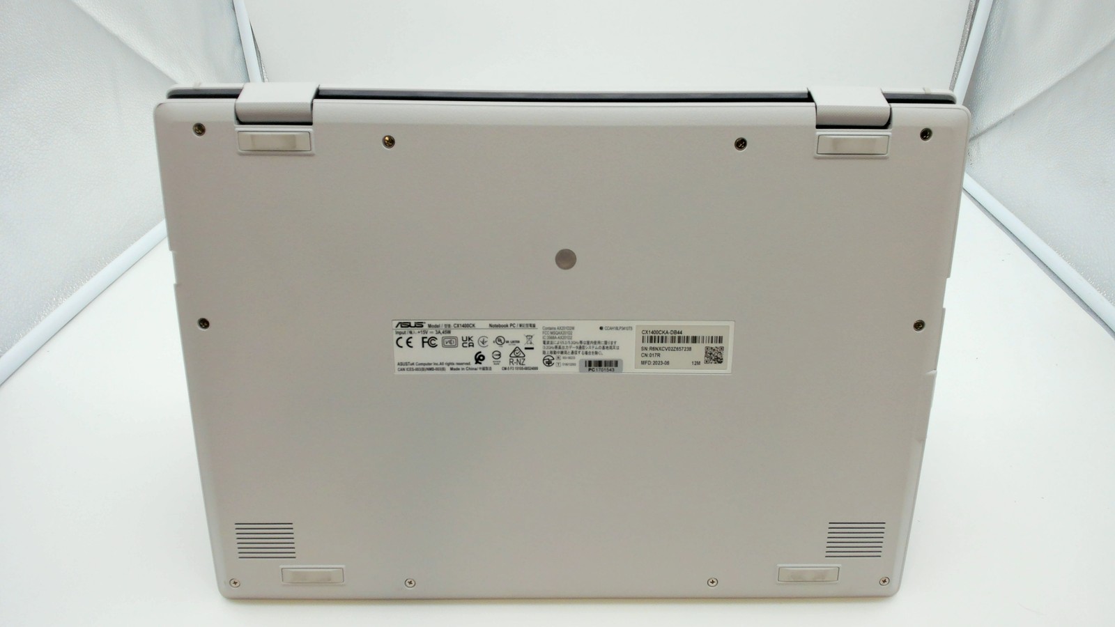 Asus Chromebook CX1 14″ Intel Celeron N4500 4GB 64GB CX1400CKA-DB44 PC1701543