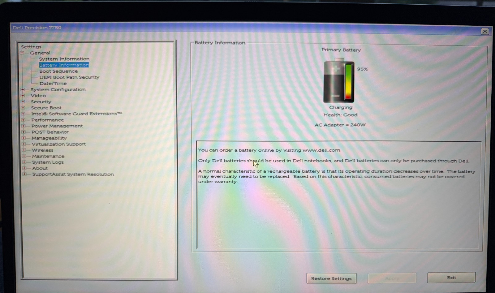 DELL PRECISION 7750 17.3″ i9-10885H 32GB (2)512GB SSD NVIDIA RTX 3000 WIN 11 PRO