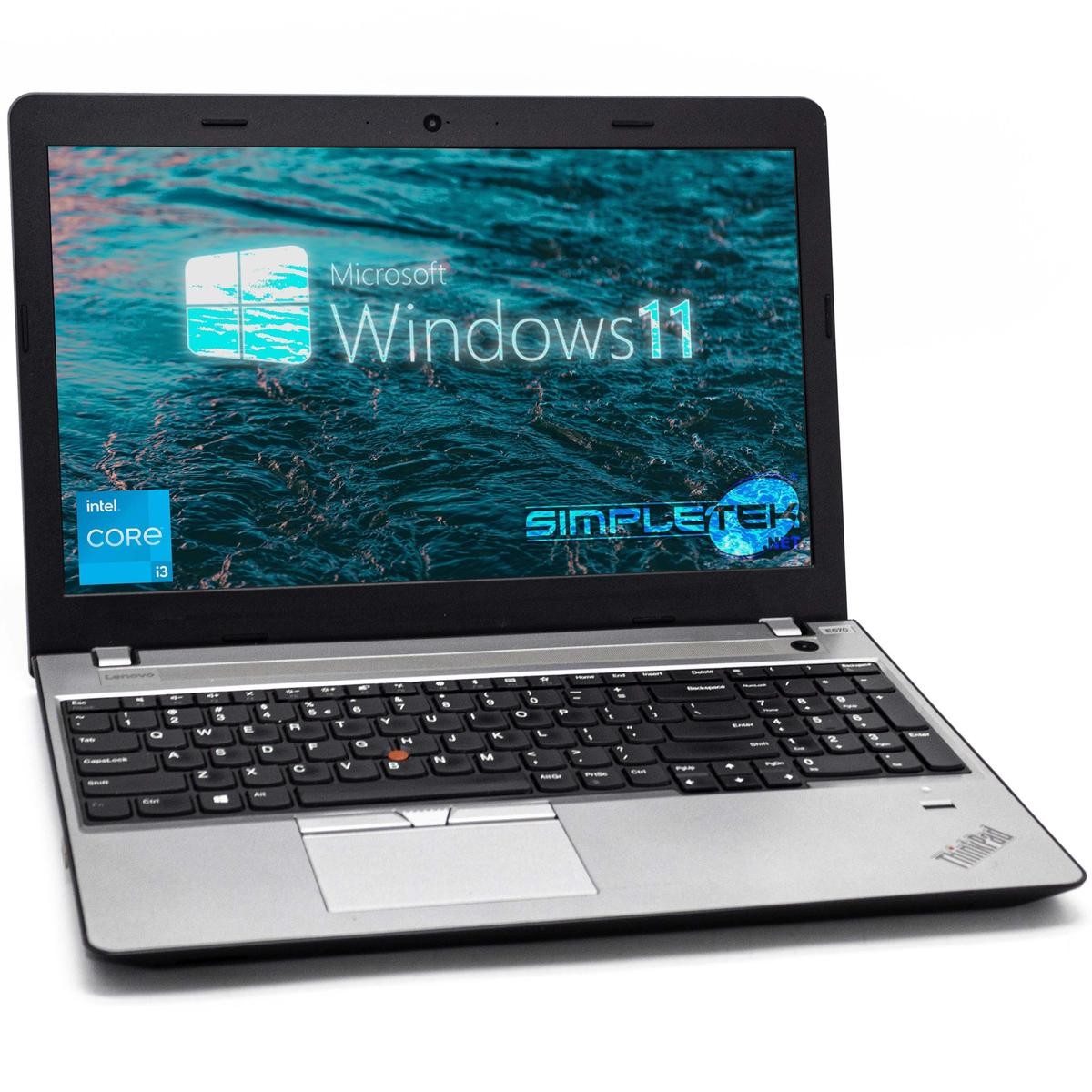 Lenovo E570 15.6″ FHD I3 7100U Win 11 8gb 120gb Laptop Nvme Refurbished