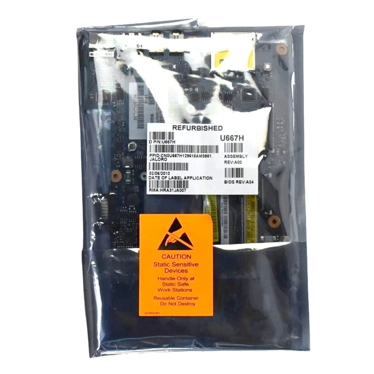 OEM Dell Inspiron 12 1210 Series Laptop Mini Motherboard U667H CN-0U667H