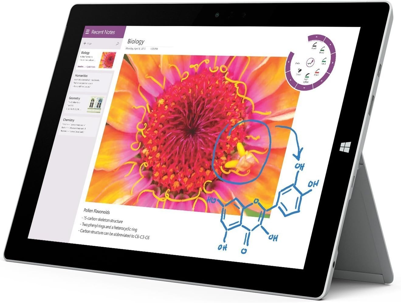 Microsoft Surface 3 Intel Atom x7-Z8700 (1.60 GHz)2 GB Memory 64 GB SSD 10.8″