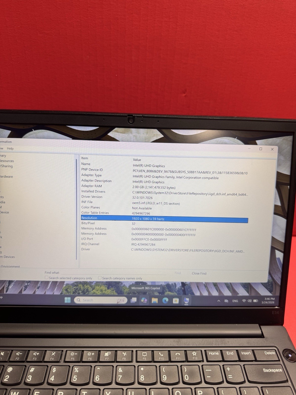 Lenovo Thinkpad E14 11th i3-1115G4-3.0GHz-8GB DDR4 256GB Windows Pro