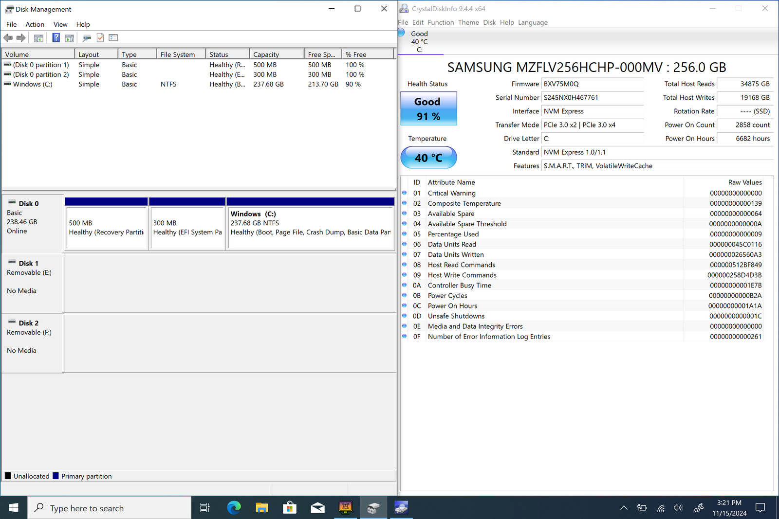 Microsoft Surface 13″ 2736 x 1824 I5-6300U 256GB SSD 8GB Motherboard *READ*