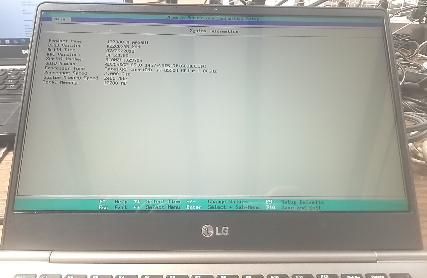 LG Gram 13Z980-A Laptop W/ i7-8550U 1.80GHz, 12GB, 256GB. *READ⬇️*