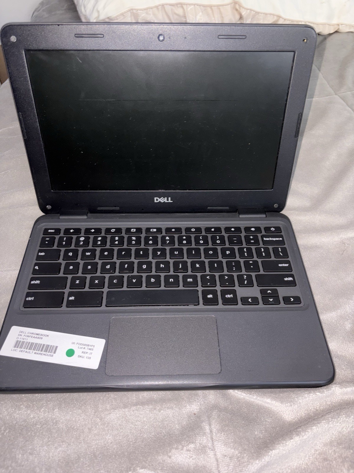 Dell Chromebook Laptop (C-type Charger Required But Not Included) Used