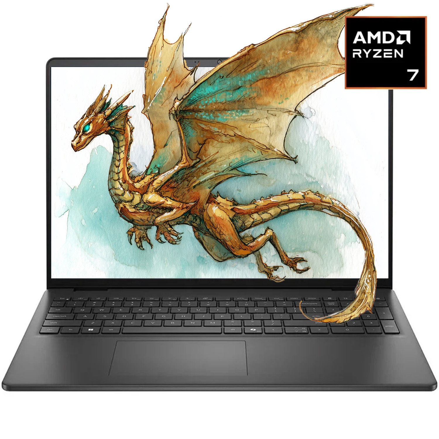 📍Dell Laptop 16″ Touch Backlit 8 cores AMD Ryzen 7 UpTo 64GB RAM 4TB Windows 11