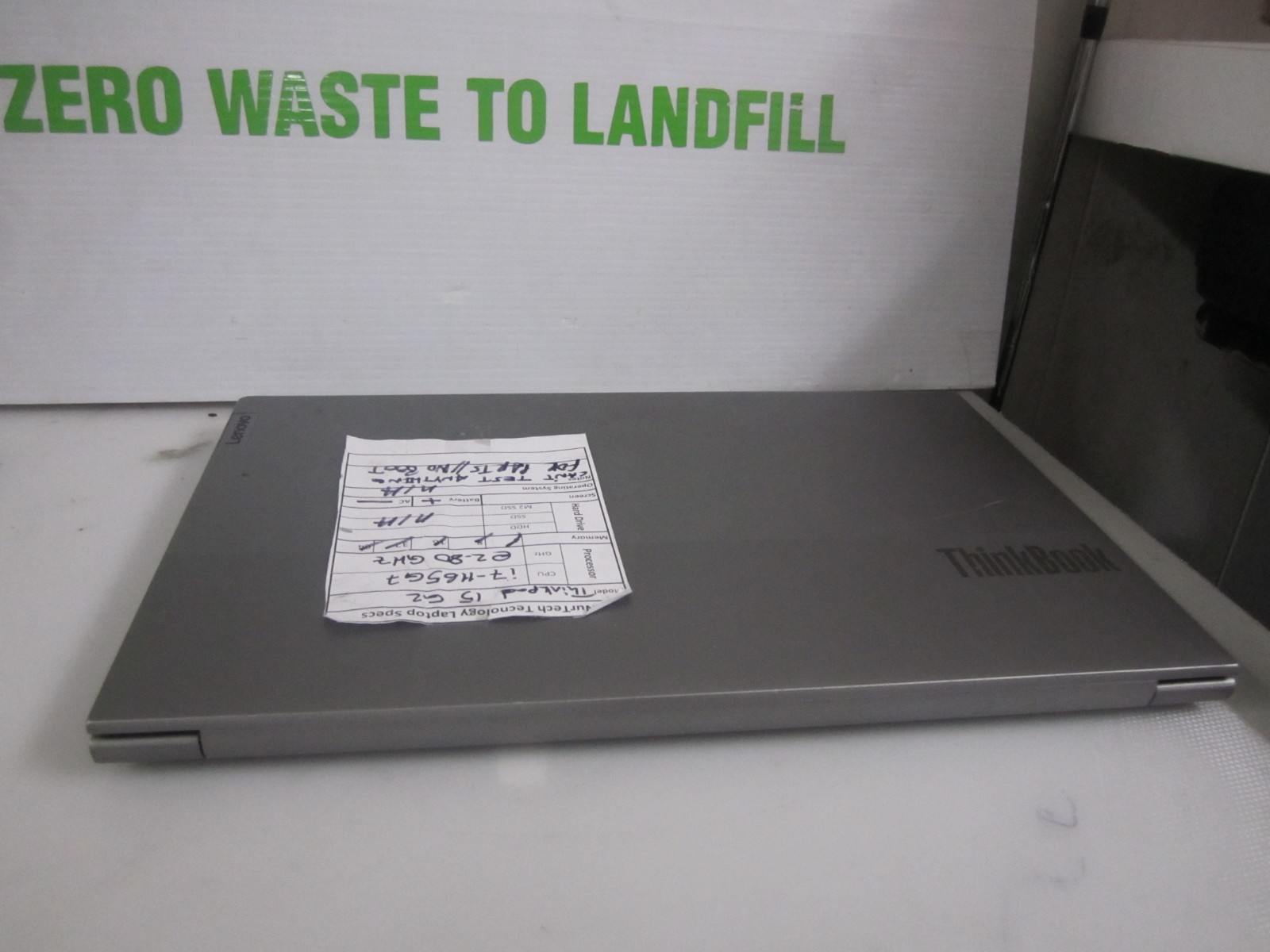 Lenovo ThinkBook 15 G2 ITL I7-1165G7 2.80GHZ NO OS/AC FOR PARTS ONLY