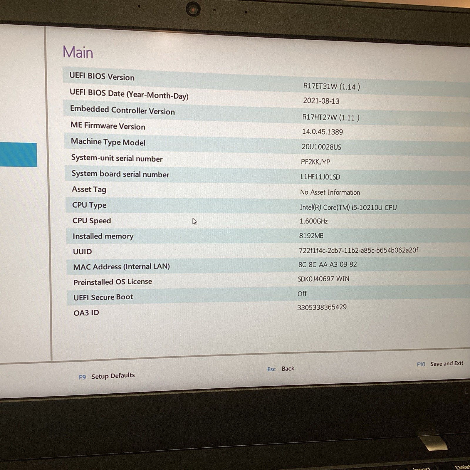 Lot 2 Lenovo ThinkPad L14 Gen 1 14″ i5-10210U 1.6GHz 16GB RAM 256GB SSD NO OS