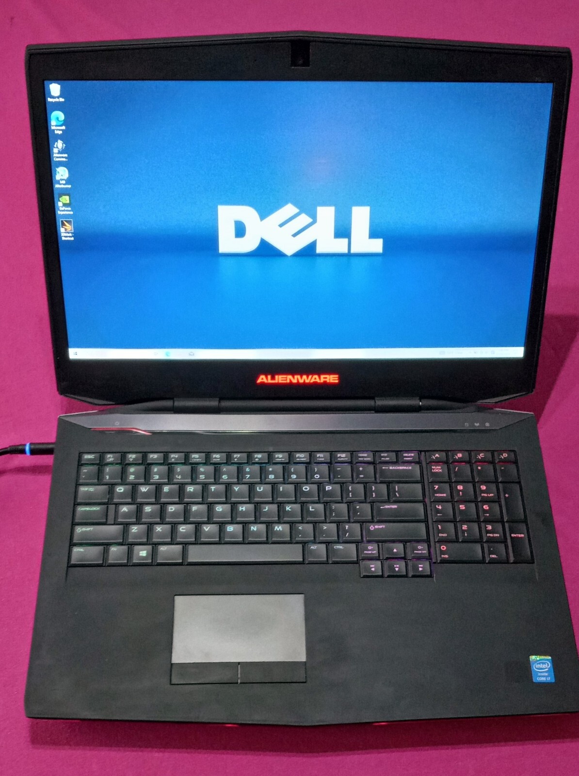 Dell Alienware 17 laptop i7-4810mq 2.8-3.8Ghz 20GB 512GB NVIDIA GTX 1070 AX200