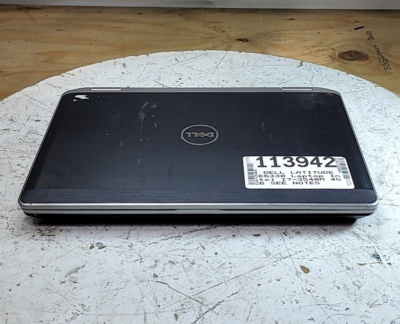 DELL LATITUDE E6330 Laptop Intel I7-3540M 4GB SEE NOTES