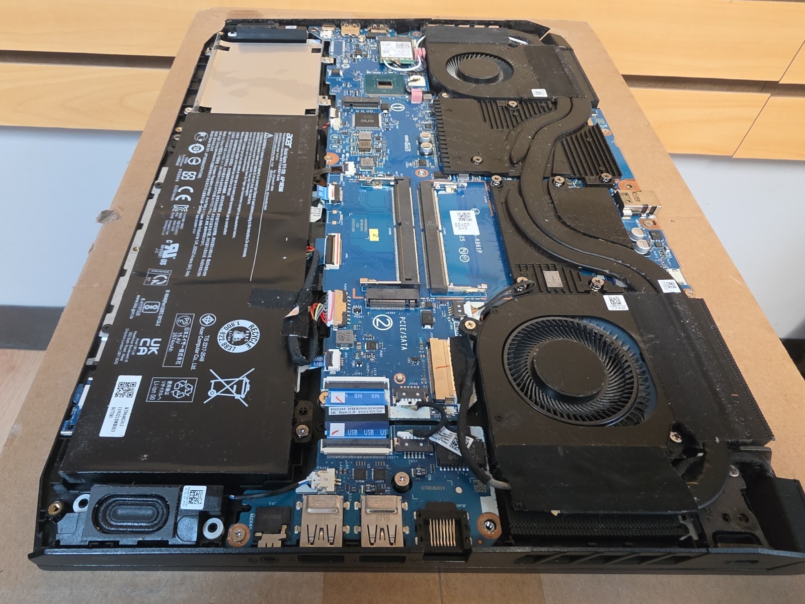 Acer Nitro 5 Gaming laptop RTX 3050 Intel i5 10300h 144hz screen – PARTS /REPAIR