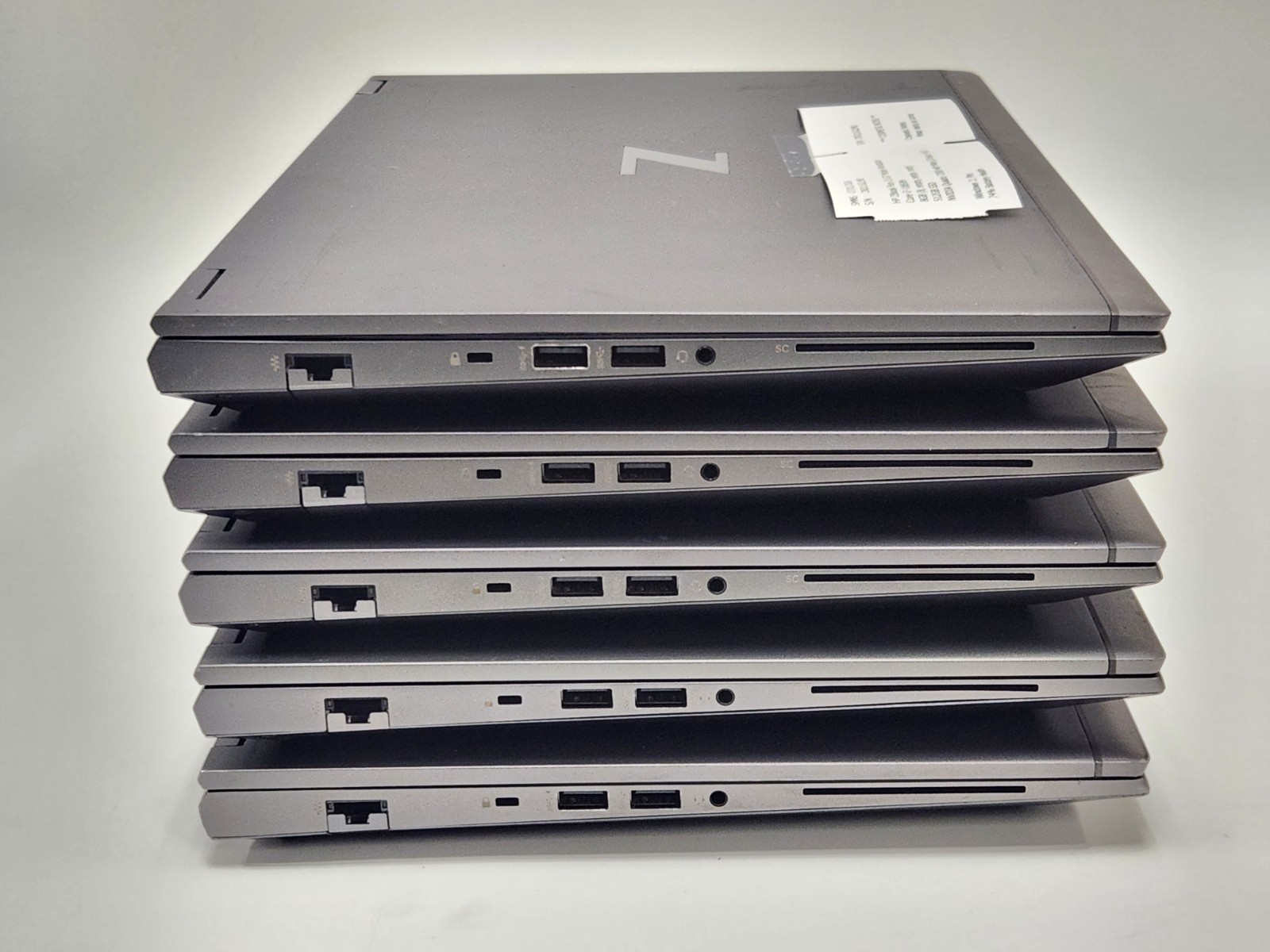 Lot of 5 HP ZBook Fury 15 G7 15.6″ i7-10850H 2.70GHz 8GB 512GB SSD Quadro T2000