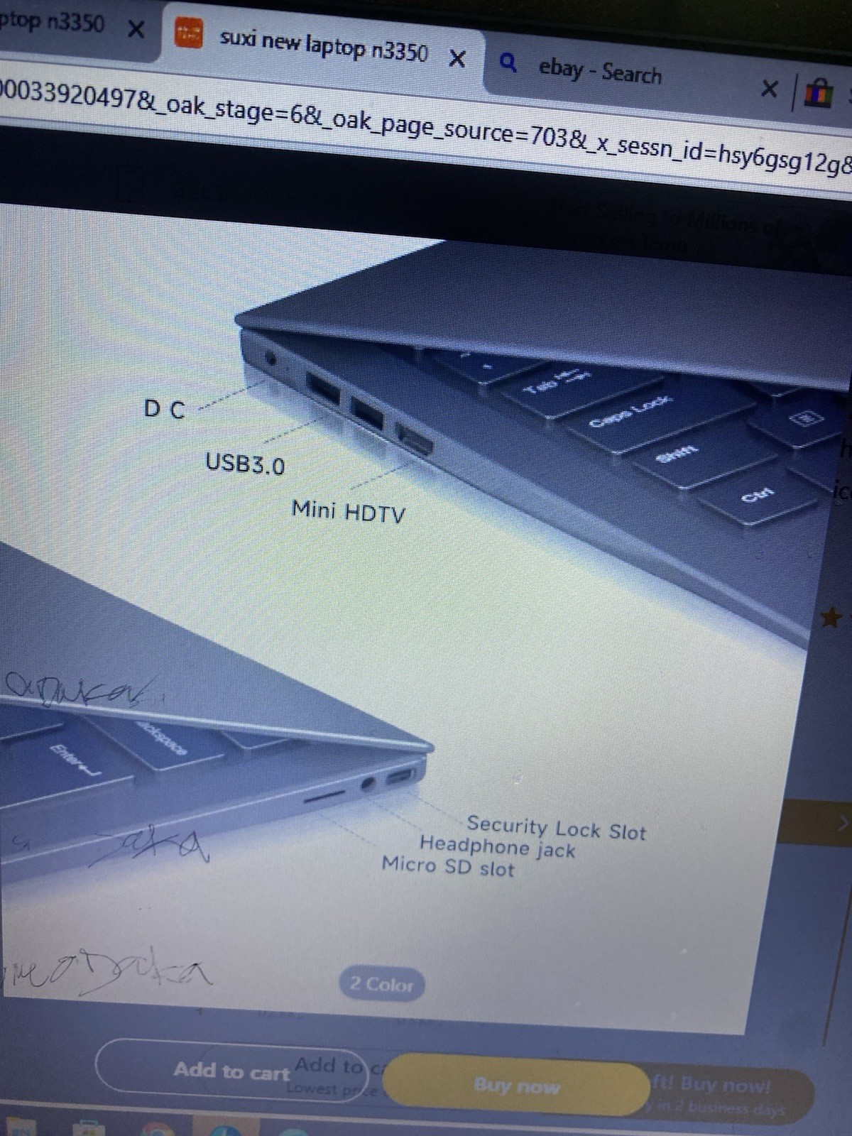 SUXI 14-in 8 gb ram 256 gb 5000mAh battery capacity Notebook New