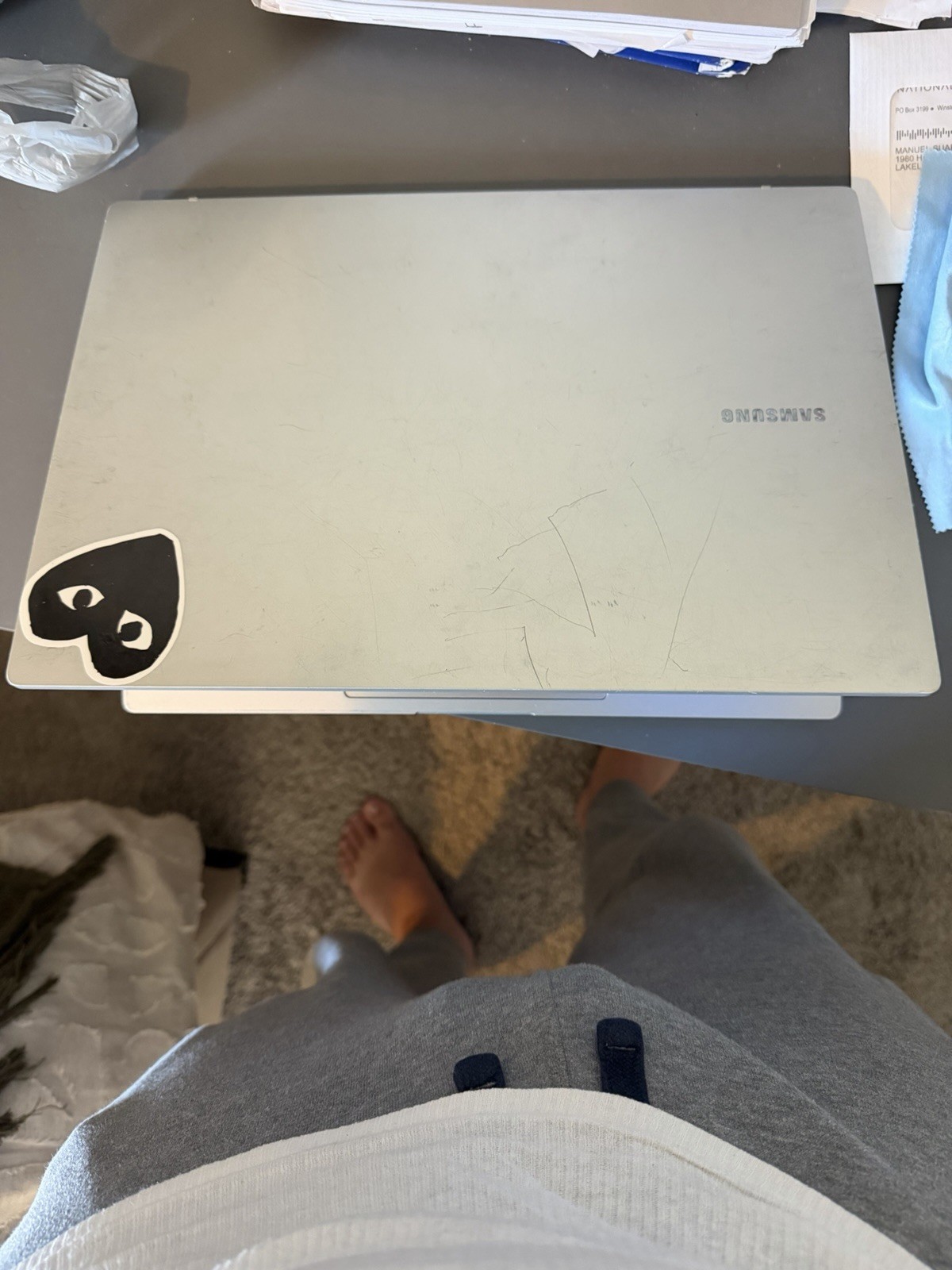 Samsung Galaxy Book Go 14″ Laptop Snapdragon 7c Gen 2 4GB 40GB SSD Silver