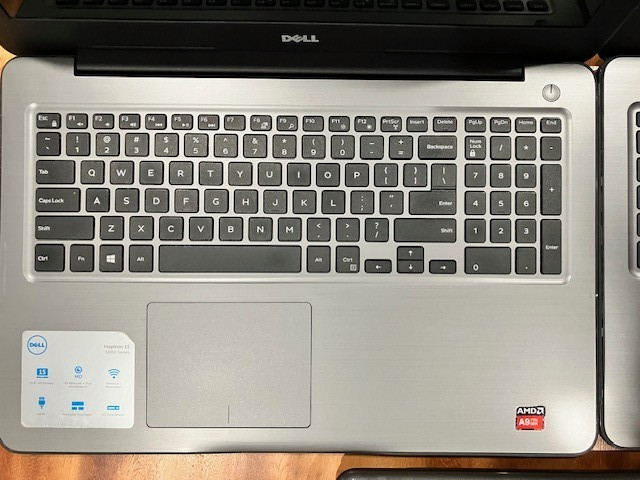(LOT of 5)Dell Inspiron 5565 15.6″ AMD A9-9400 8GB RAM NO SSD BOOTS TO BIOS