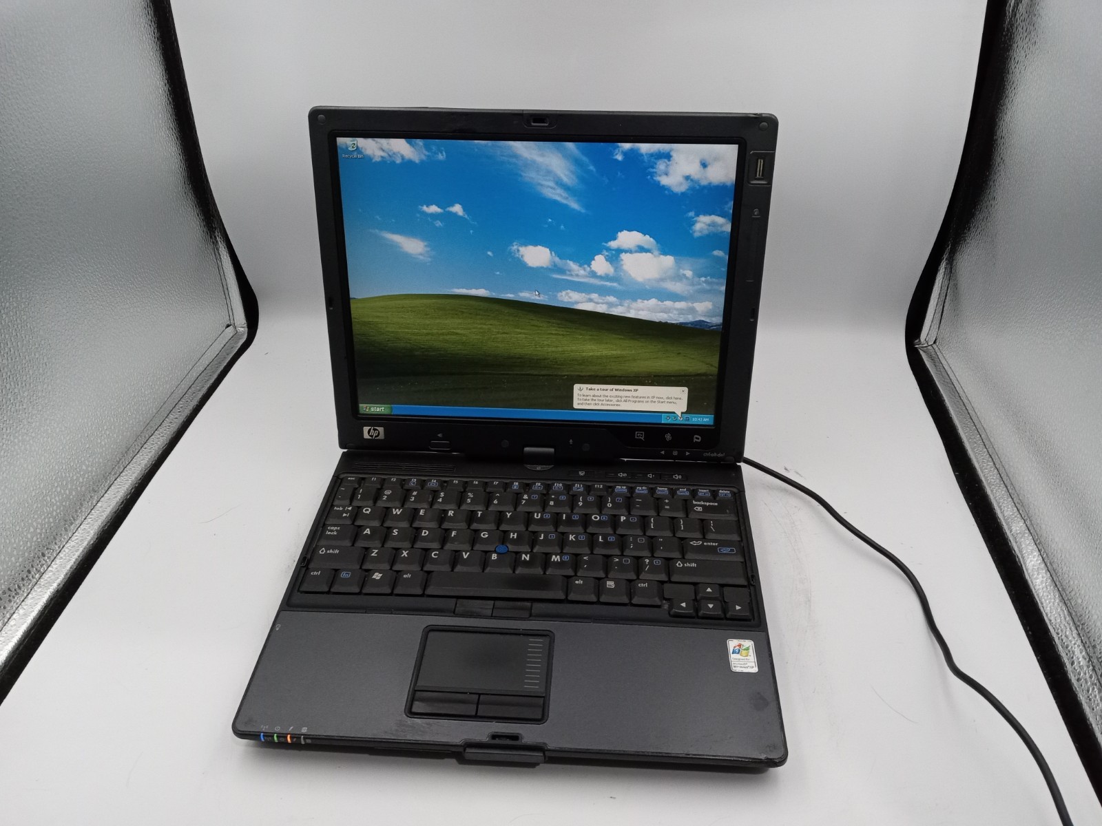 HP Compaq tc4400 12″ Laptop/Tablet Intel C2D 1GB RAM 60GB SSD WinXP -READ -RR