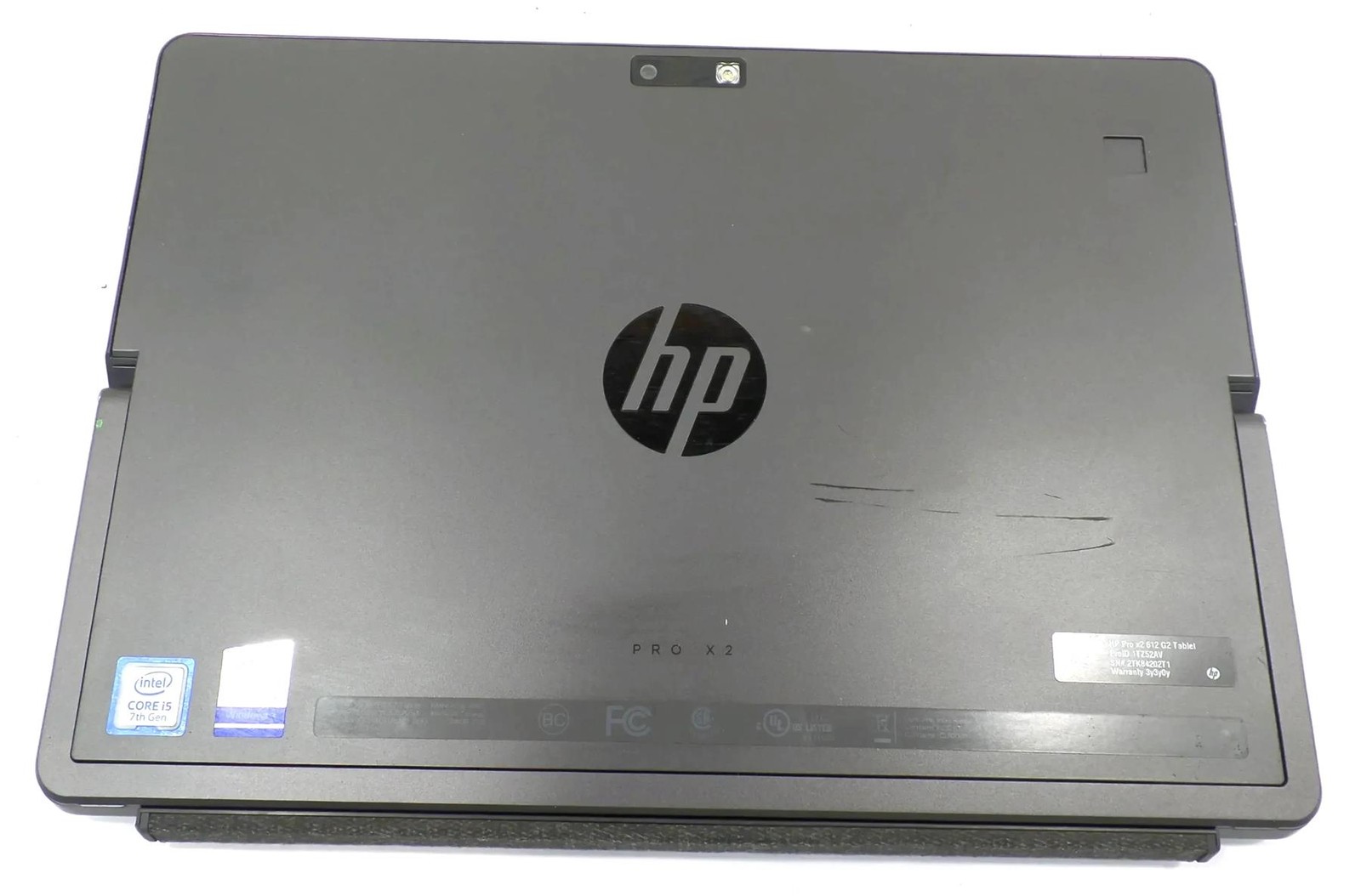 HP Pro X2 612 G2 Tablet Core i5-7Y54 1.20GHz 8GB 128GB SSD