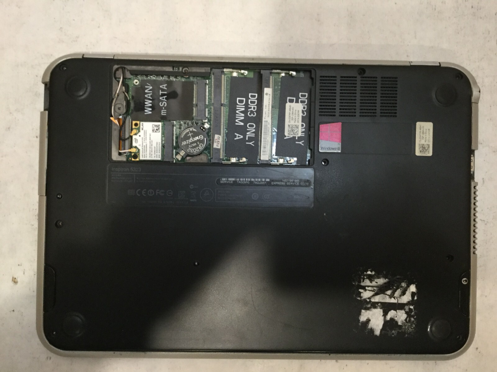 Dell Inspiron 5323 / Intel Core i3-3217U @ 1.80GHz / (MISSING PARTS!) -MR