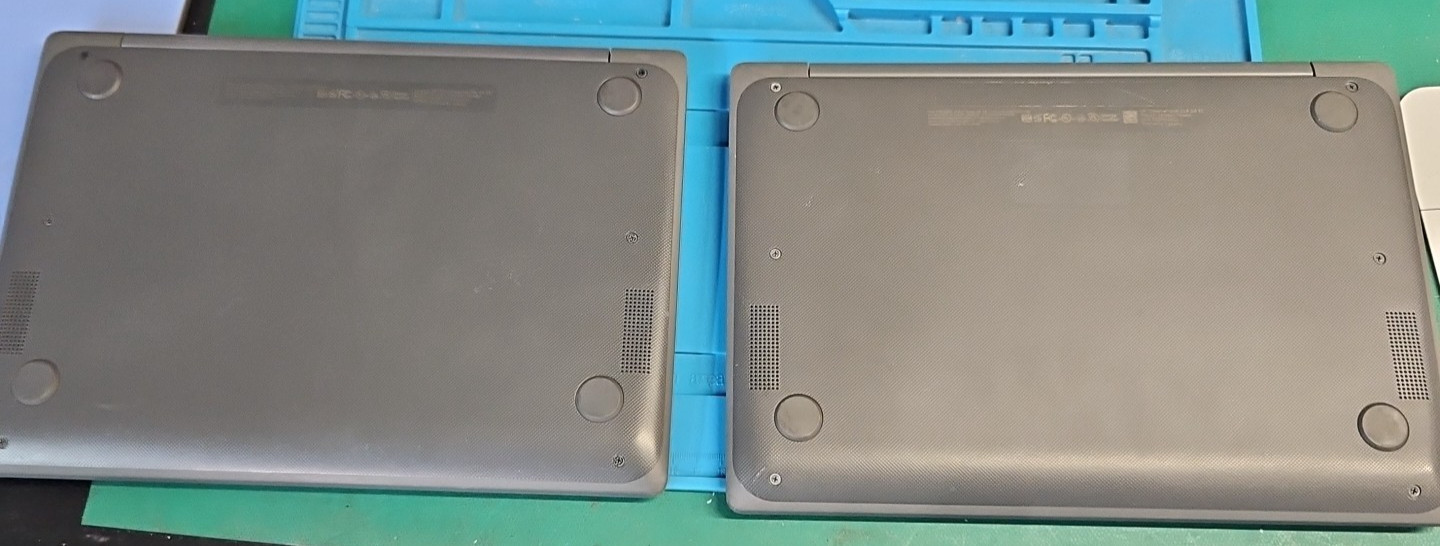 LOT 2 HP Chromebook 11A G8 EE 11.6″ AMD A4‑9120C 1.6GHz CPU 4GB 32GB BOOTS AS IS