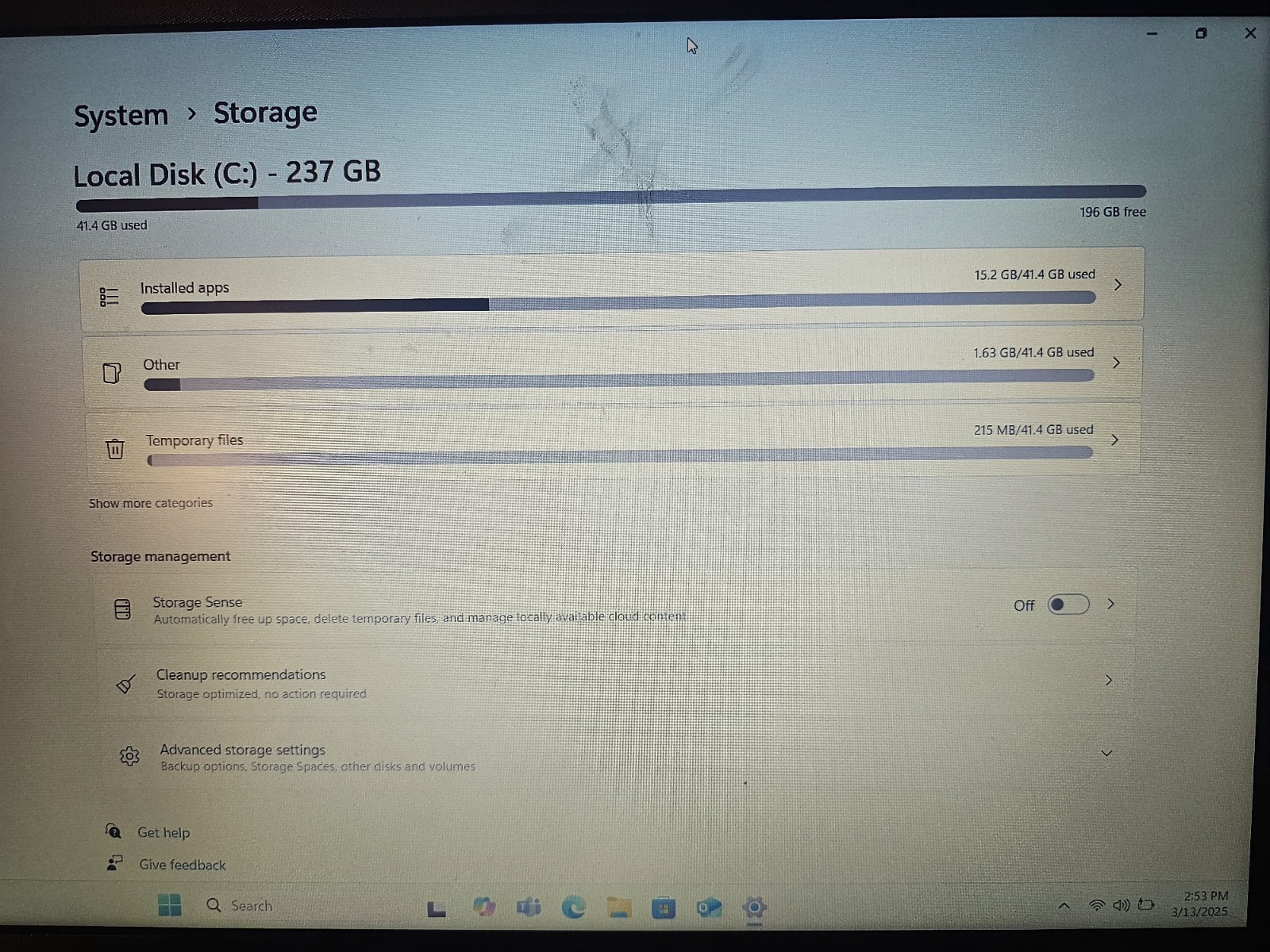 HP 250 G7 15.6″ Intel Core i5-1035G1 1.00GHz 8GB 256GB SSD Win11 No Adapter