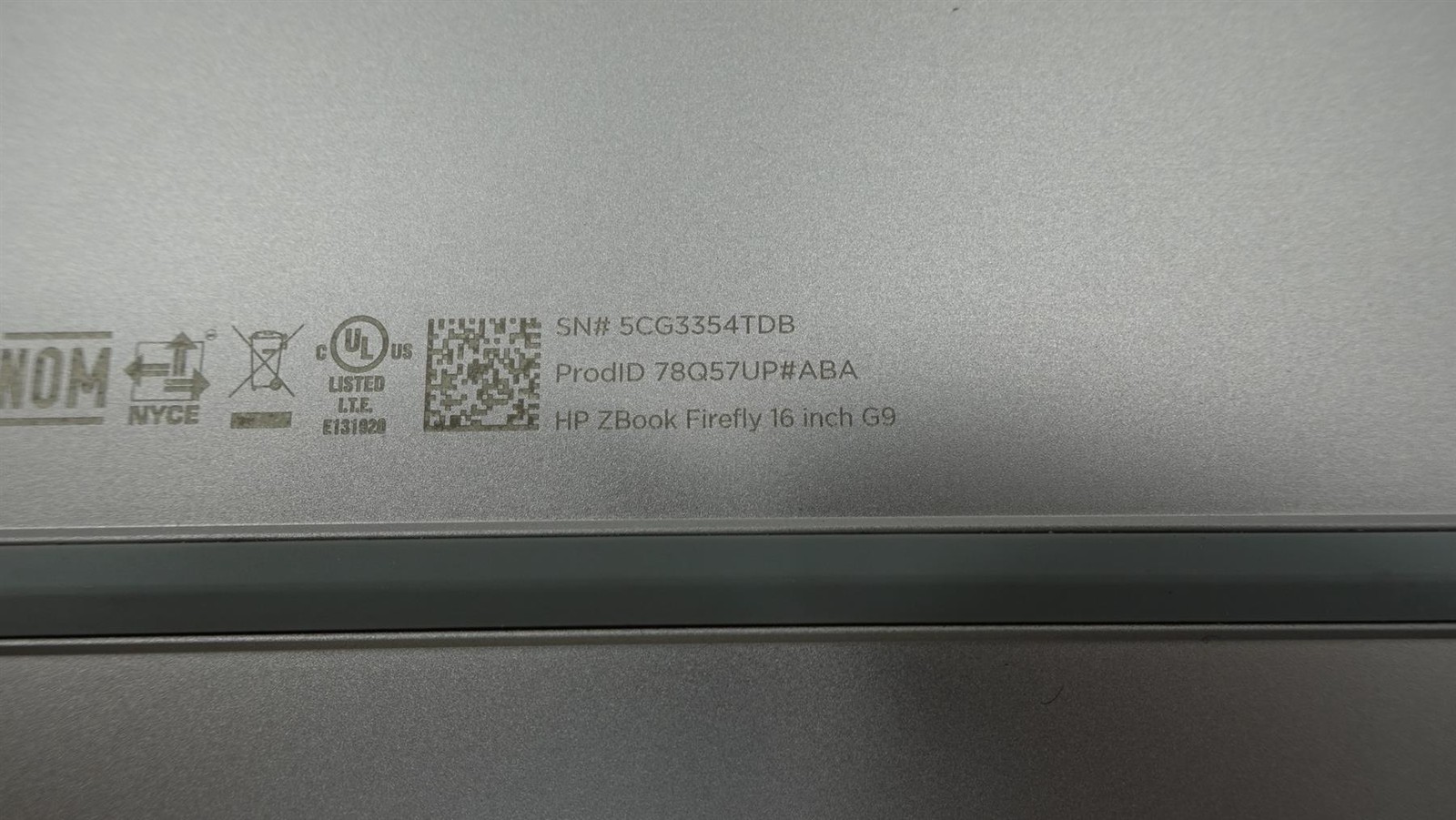 HP ZBOOK Firefly G9 Mobile WS 16″ Core i7-1265U 1.8GHz 16GB 512GB SSD