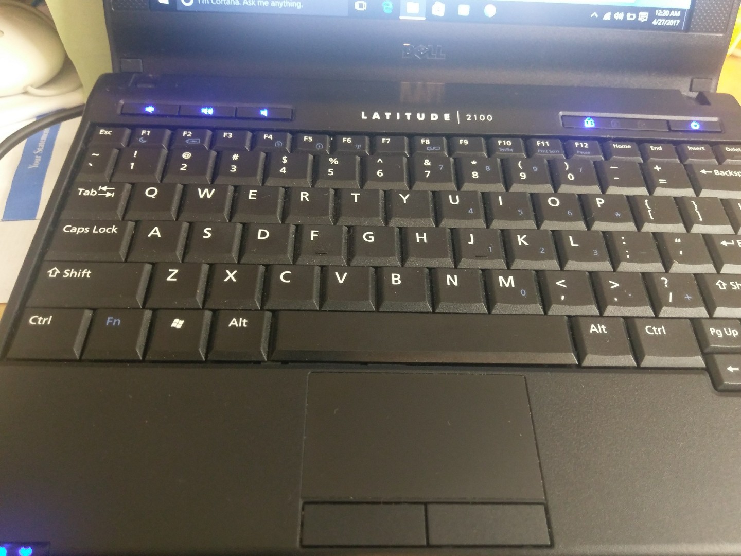Dell Latitude 2100 Netbook Intel Atom 1.60GHz 2GB RAM 80GB HDD Win 10