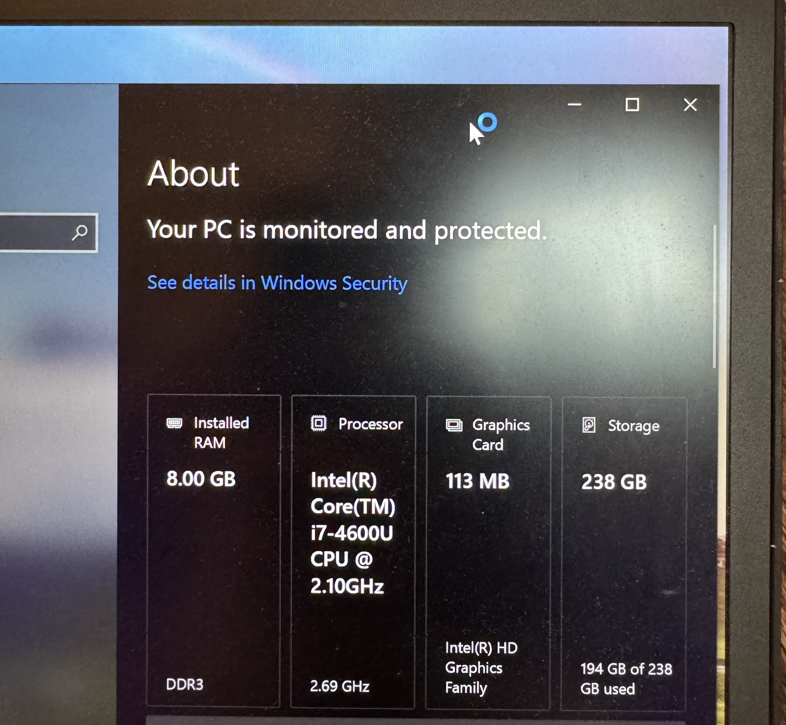 Lenovo X1 Carbon – 14.0″ Intel i7-4600U/8GB Ram/238gb SSD (Windows 10)