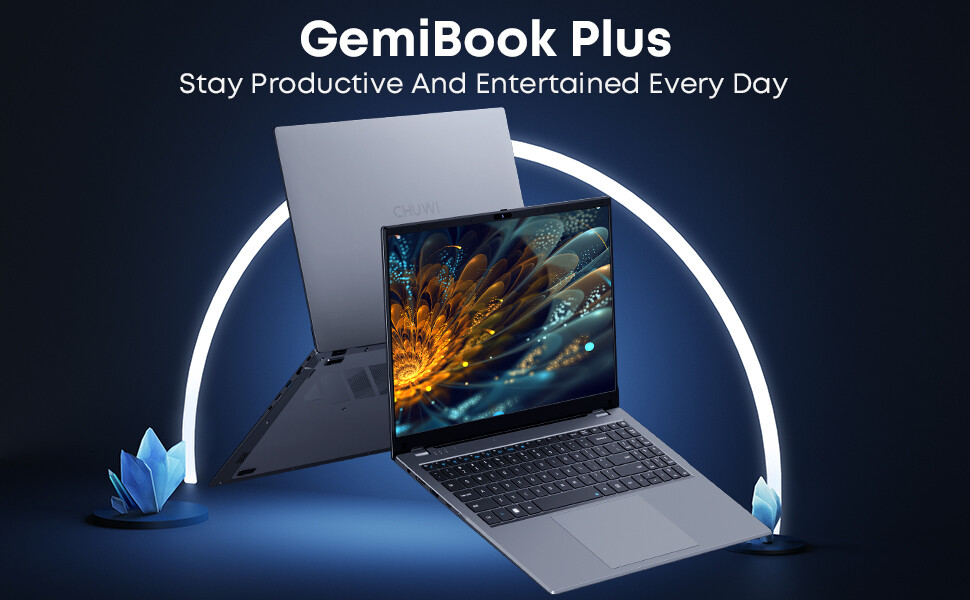 CHUWI GemiBook Plus Laptop Intel N100 3.4GHz 16GB RAM 512GB SSD 15.6″ WIN11