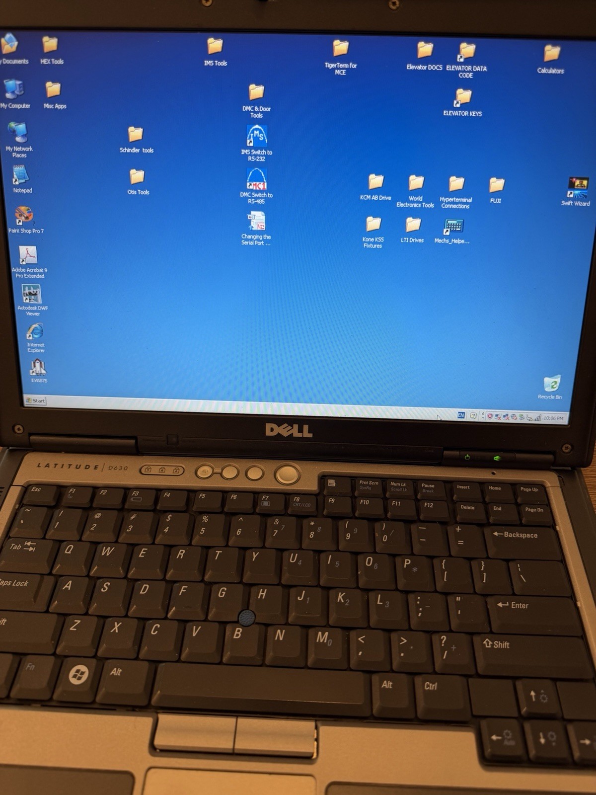 Dell Latitude D630 Elevator Diagnostic Laptop Multi-OEM Legacy Service System