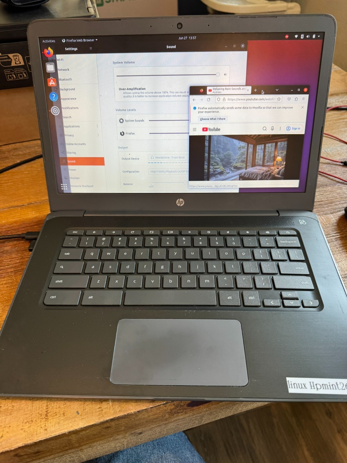 HP 14-ca000nr 14 inch (32GB, Intel Celeron N, 1.10GHz, 4GB) Linux Ubuntu Laptop