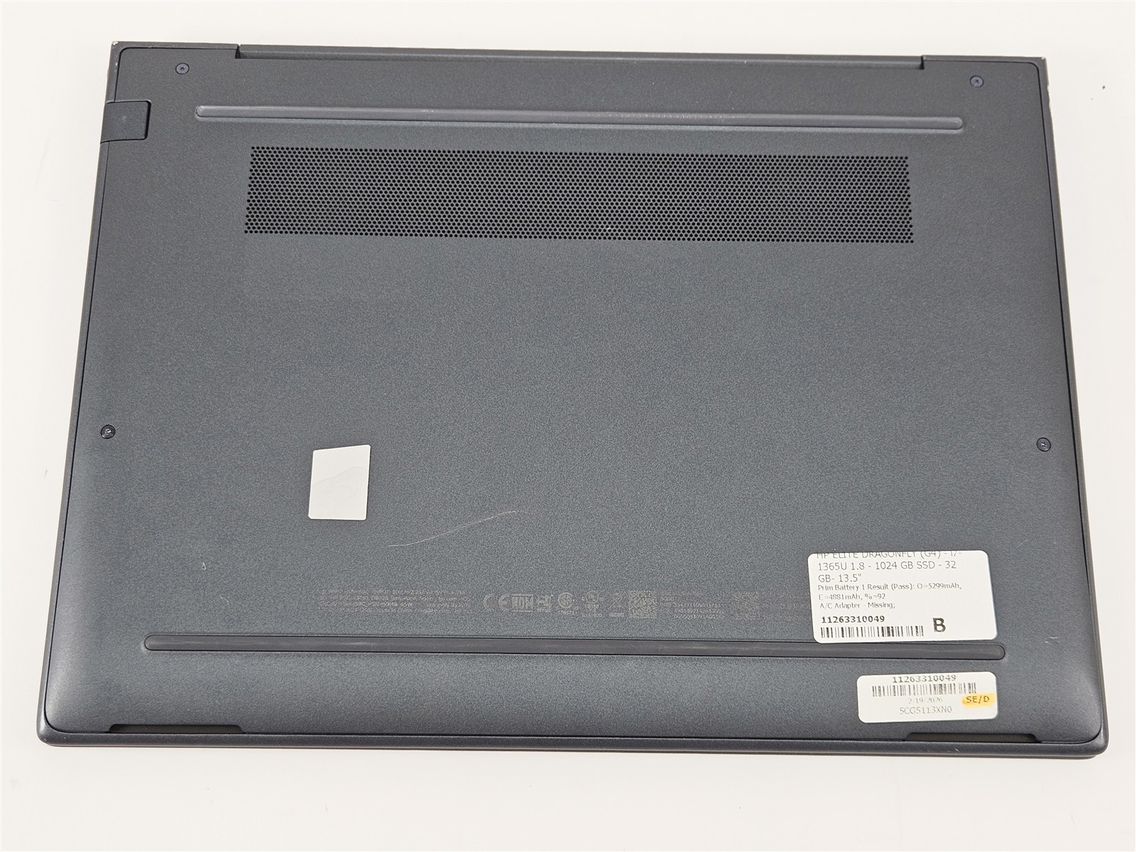 HP 13.5″ Elite Dragonfly G4 i7-1365U 1TB SSD 32GB Iris Xe Laptop Slate Blue