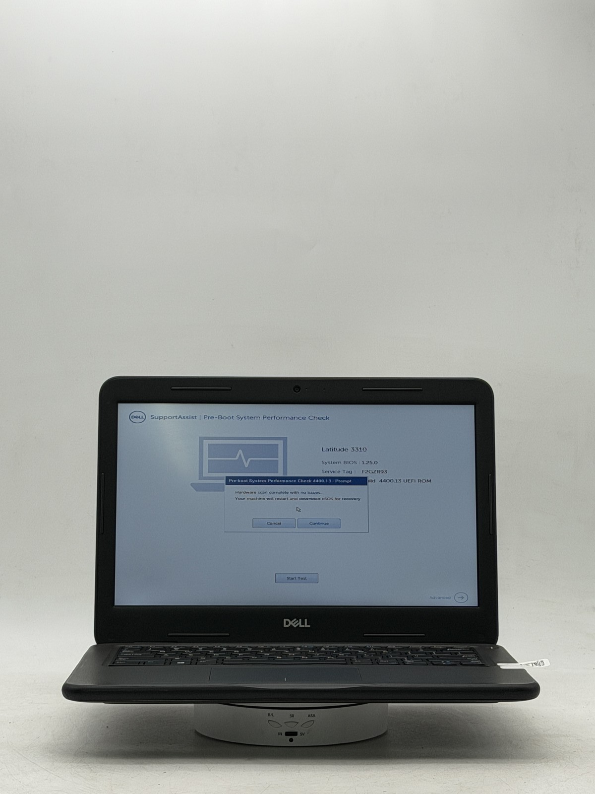 Dell Latitude 3310 13.3in i5-8265U 8GB 128GB/256GB NO OS (Low Battery) Read