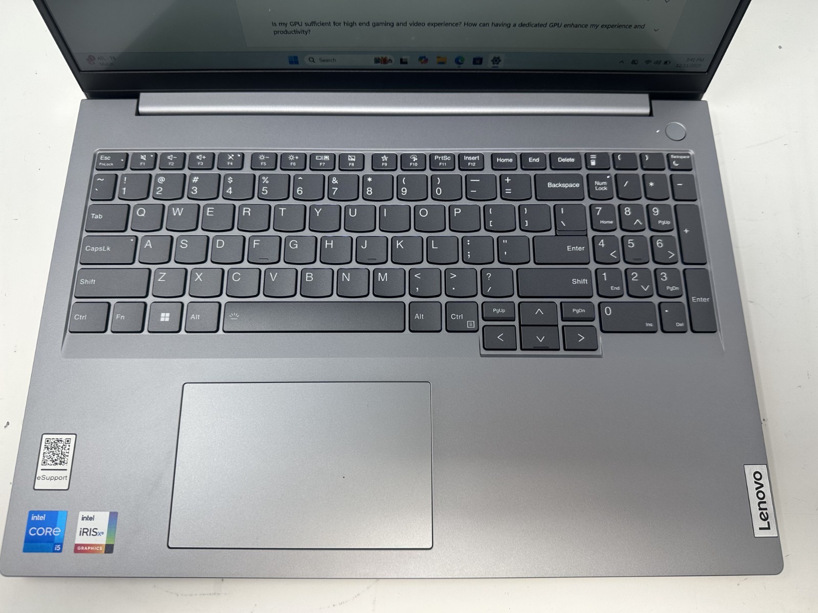 Lenovo Thinkpad 16 g6 IRL Laptop intel i5-1335U 16GB of RAM Win. 11