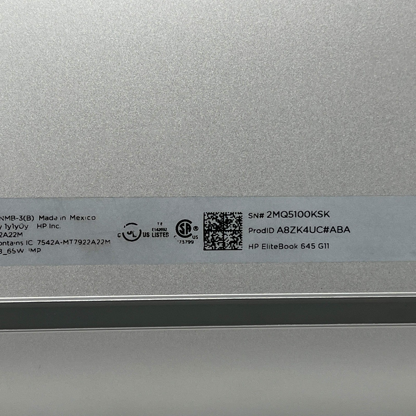 BIOS Locked HP EliteBook 645 G11 Ryzen 5 pro 7535u w/ Radeon Graphics 16GB RAM 5