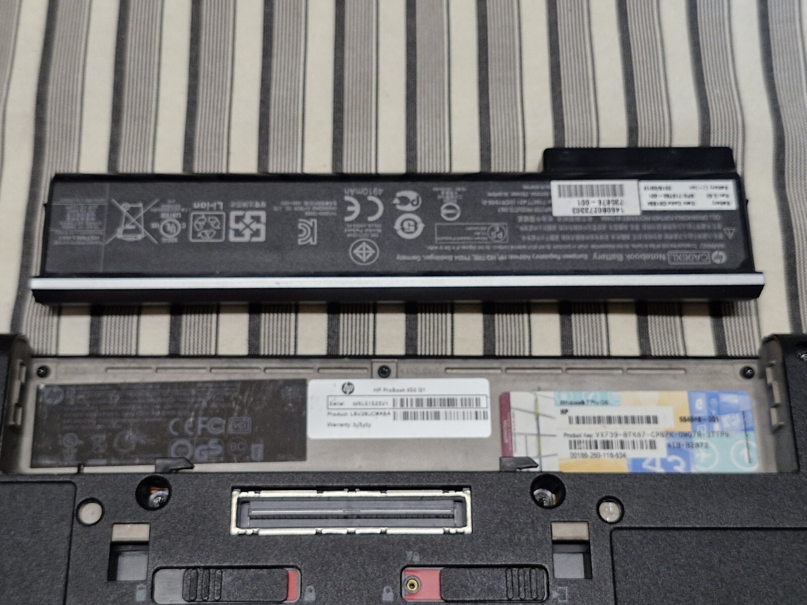 HP ProBook 650 G1, Intel Core i7 NO HDD, Screen Broken, For Parts Or Not Working