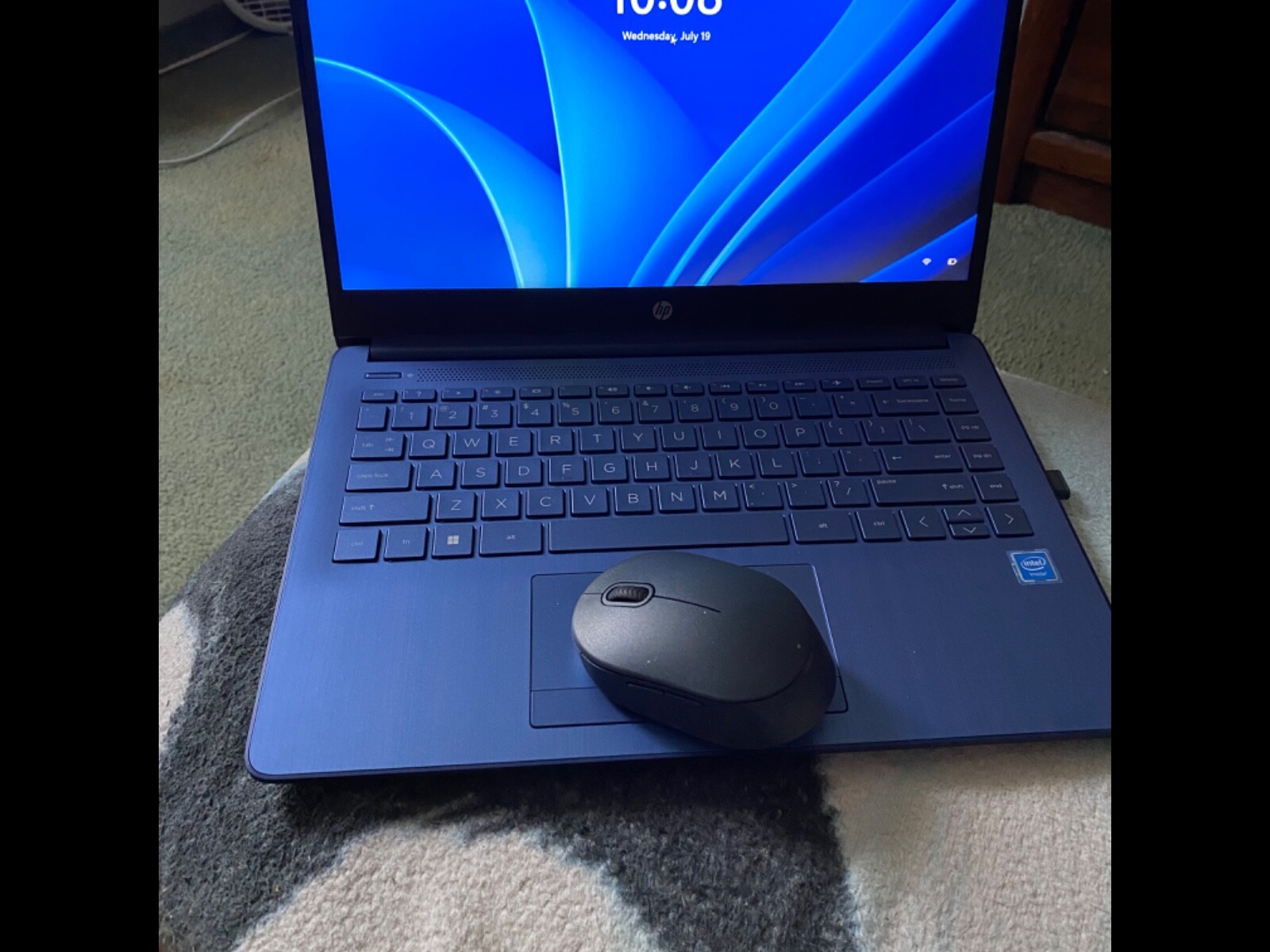 HP 14″ (64GB SSD, Intel Celeron N, 1.1 GHz, 4GB) Laptop – Indigo Blue…