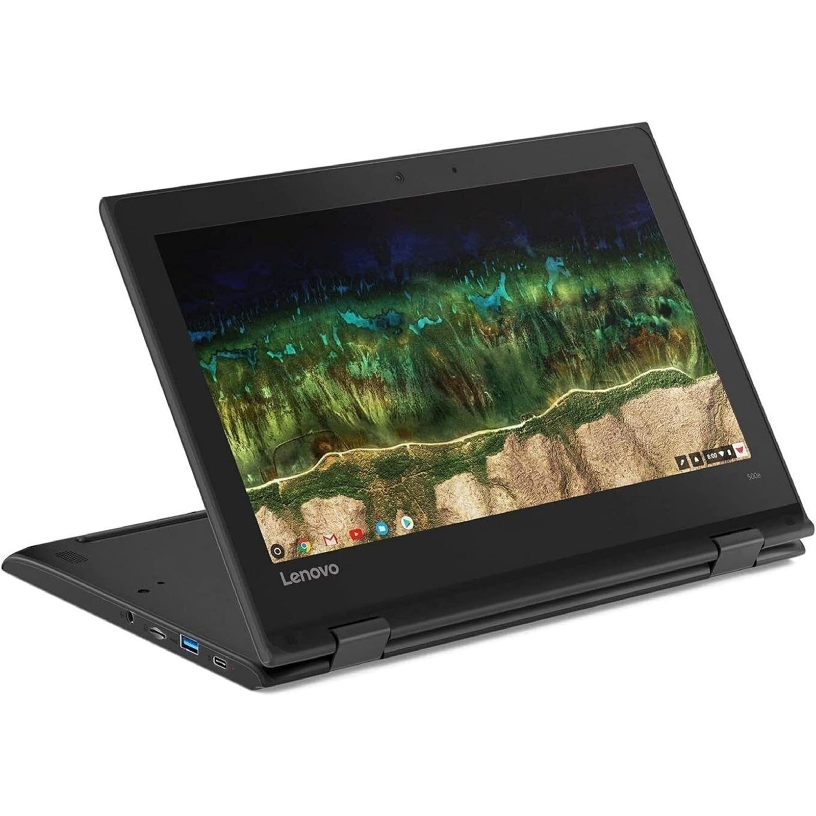Lenovo Chromebook 500e 11.6″ 2nd Gen 2in1 32GB N4120 ChromeOS, Black