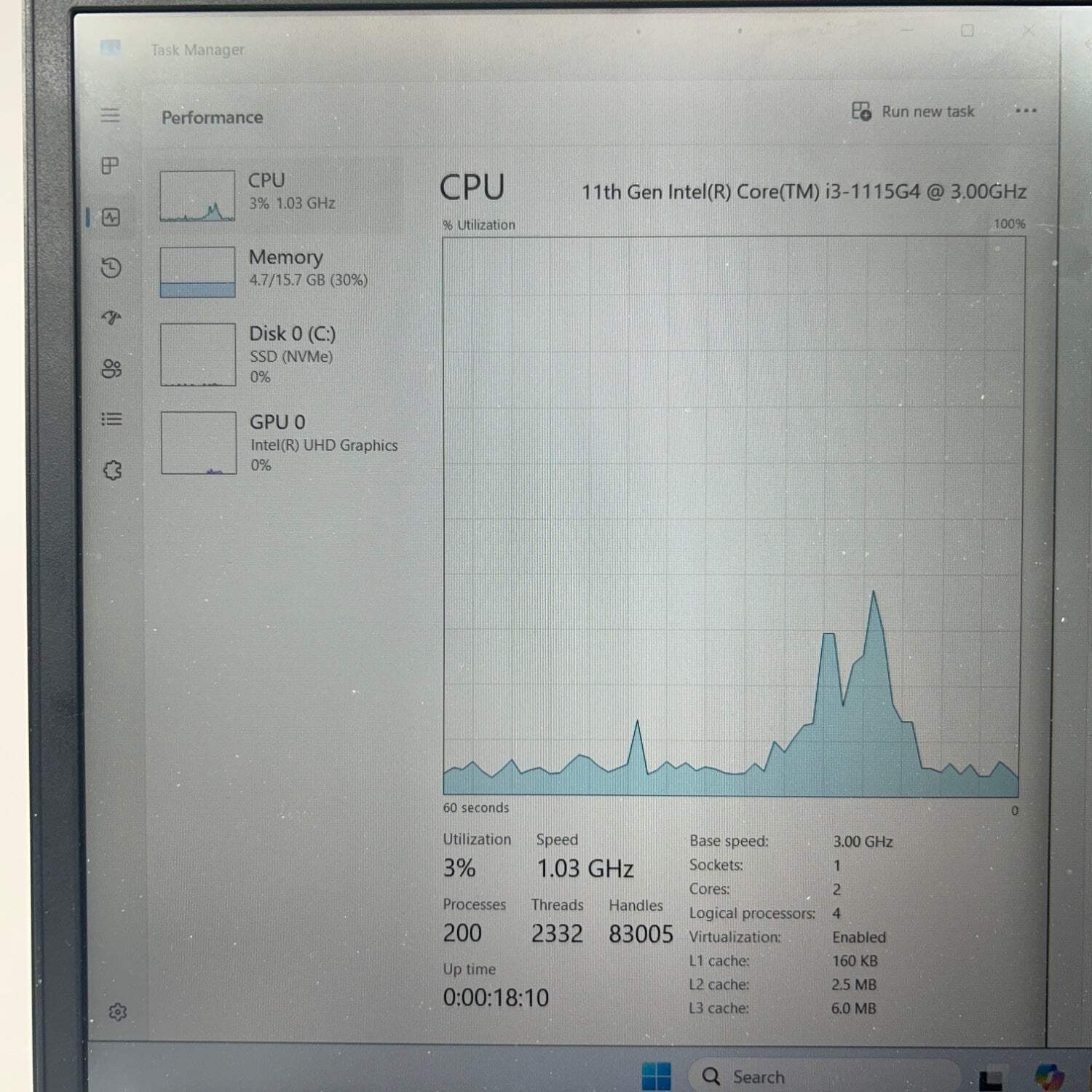 Lenovo ThinkPad E15 Gen 2 15.6″ i3-1115G4 3.0GHz 16GB RAM 1TB SSD