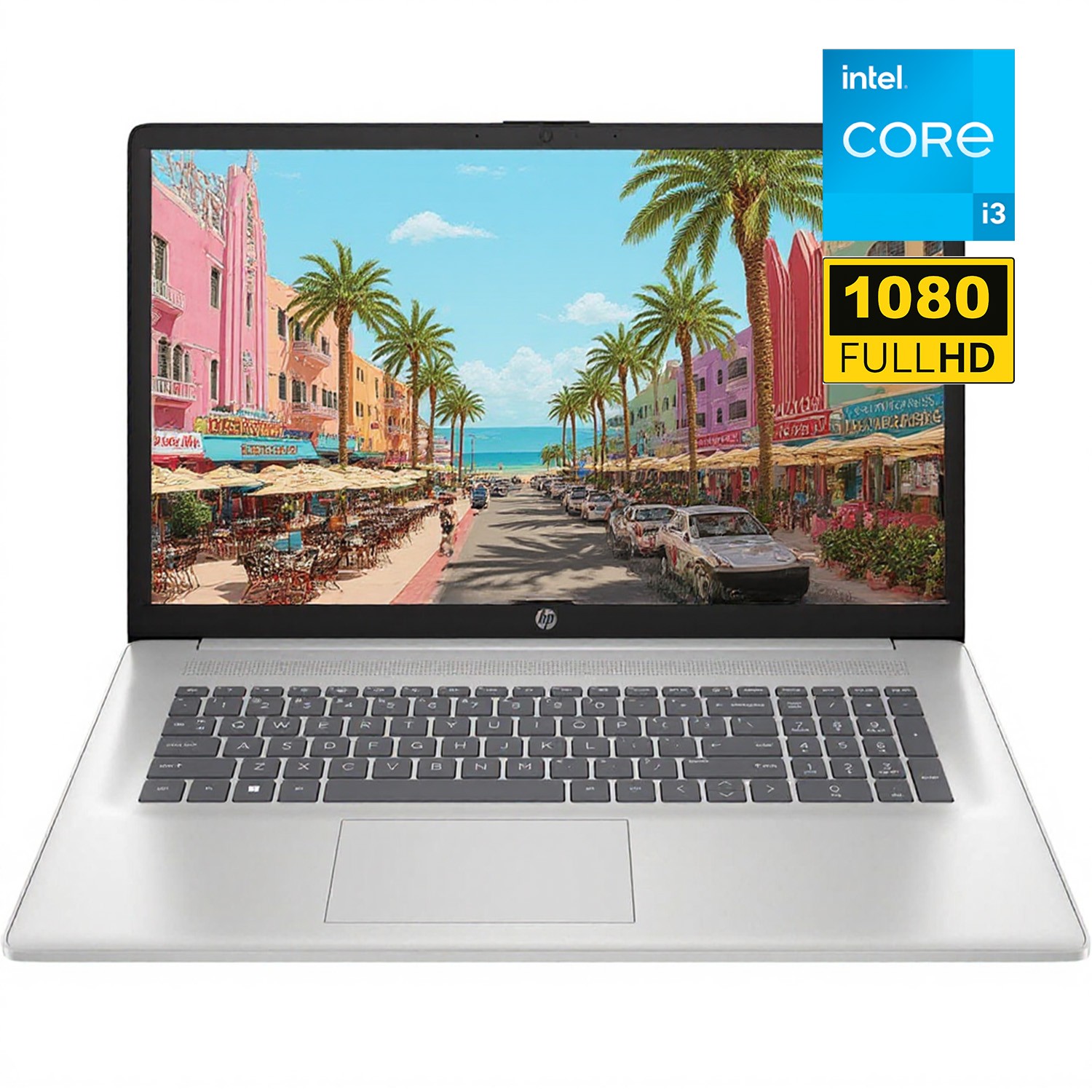 HP 17-CN3083ST 17.3″ Laptop Intel® Core™ i3-N305 Processor up to 3.8GHz 16GB 1TB