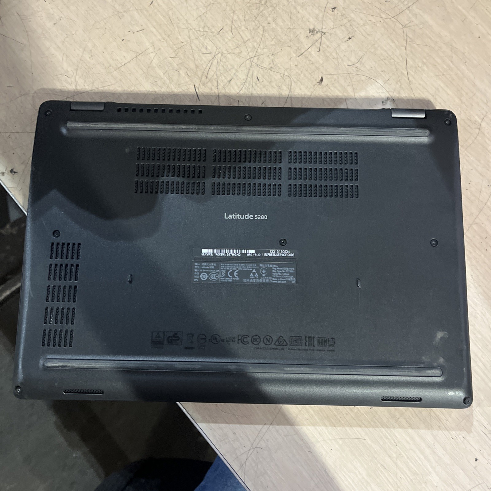 DELL LATITUDE 5280 INTEL CORE I3-7100U 2.40GHZ 8GB RAM NO HD