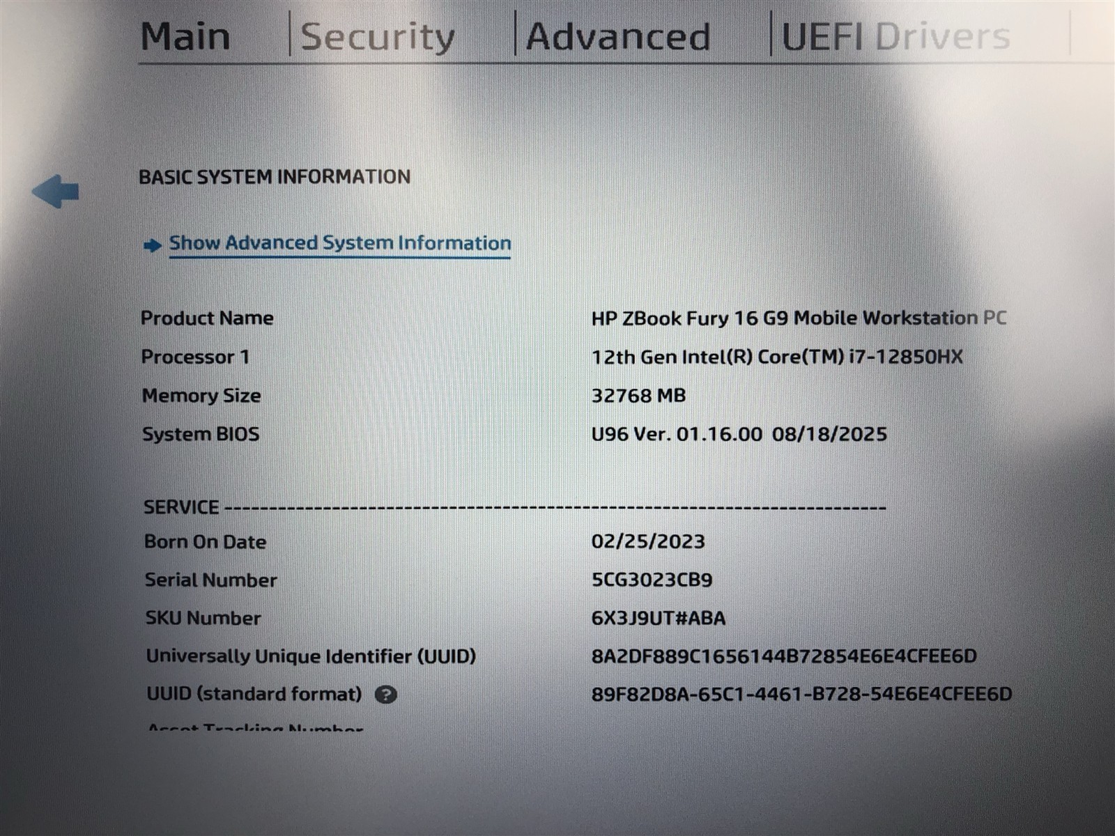HP ZBook Fury 16 G9: Intel Core i7-12850HX 2.1GHz – 32GB – 1TB – RTX A3000