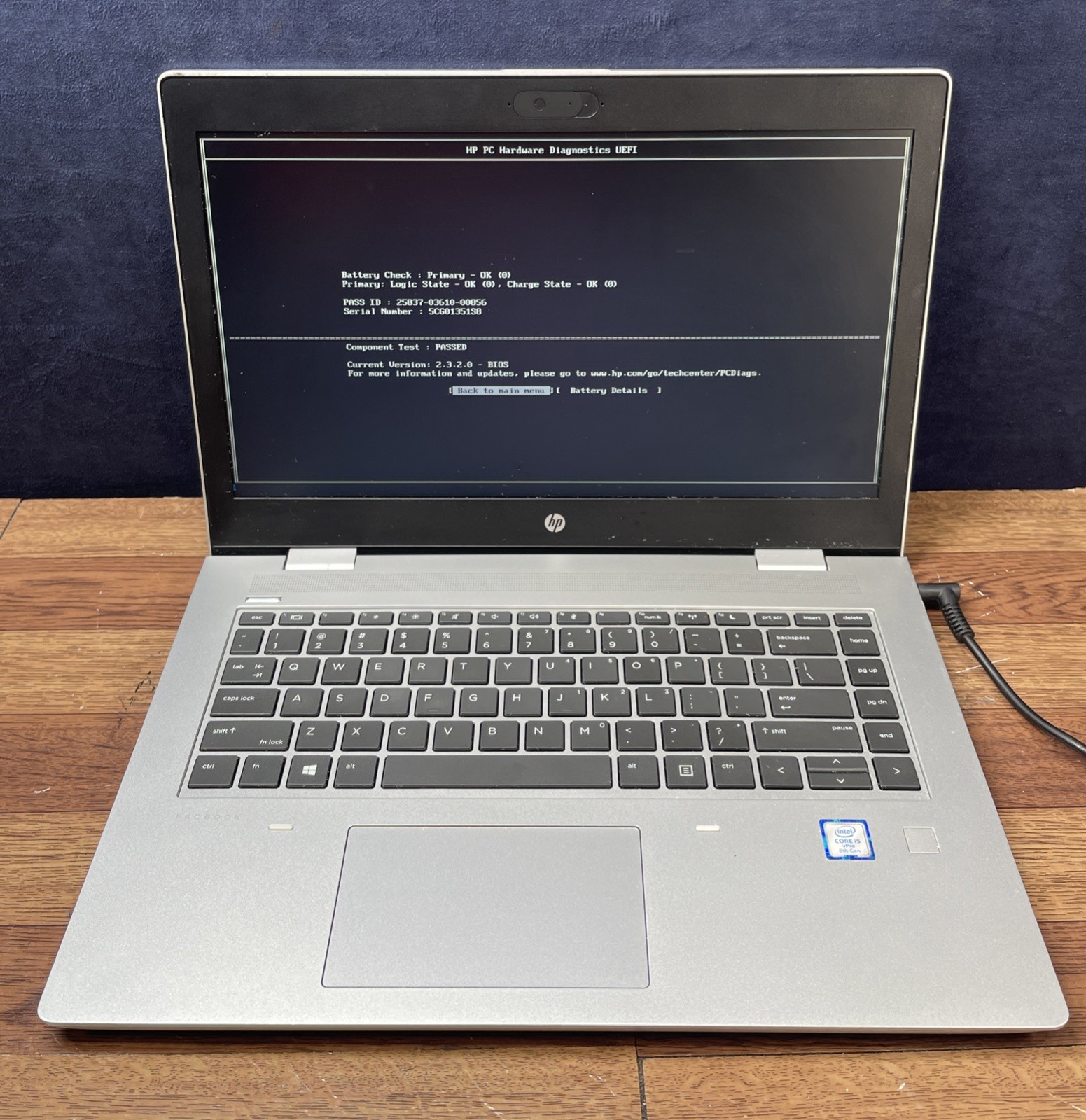 HP Probook 640 G5 Core i5-8365U 14in 1.60 GHz 8GB RAM 256GB SSD NO OS
