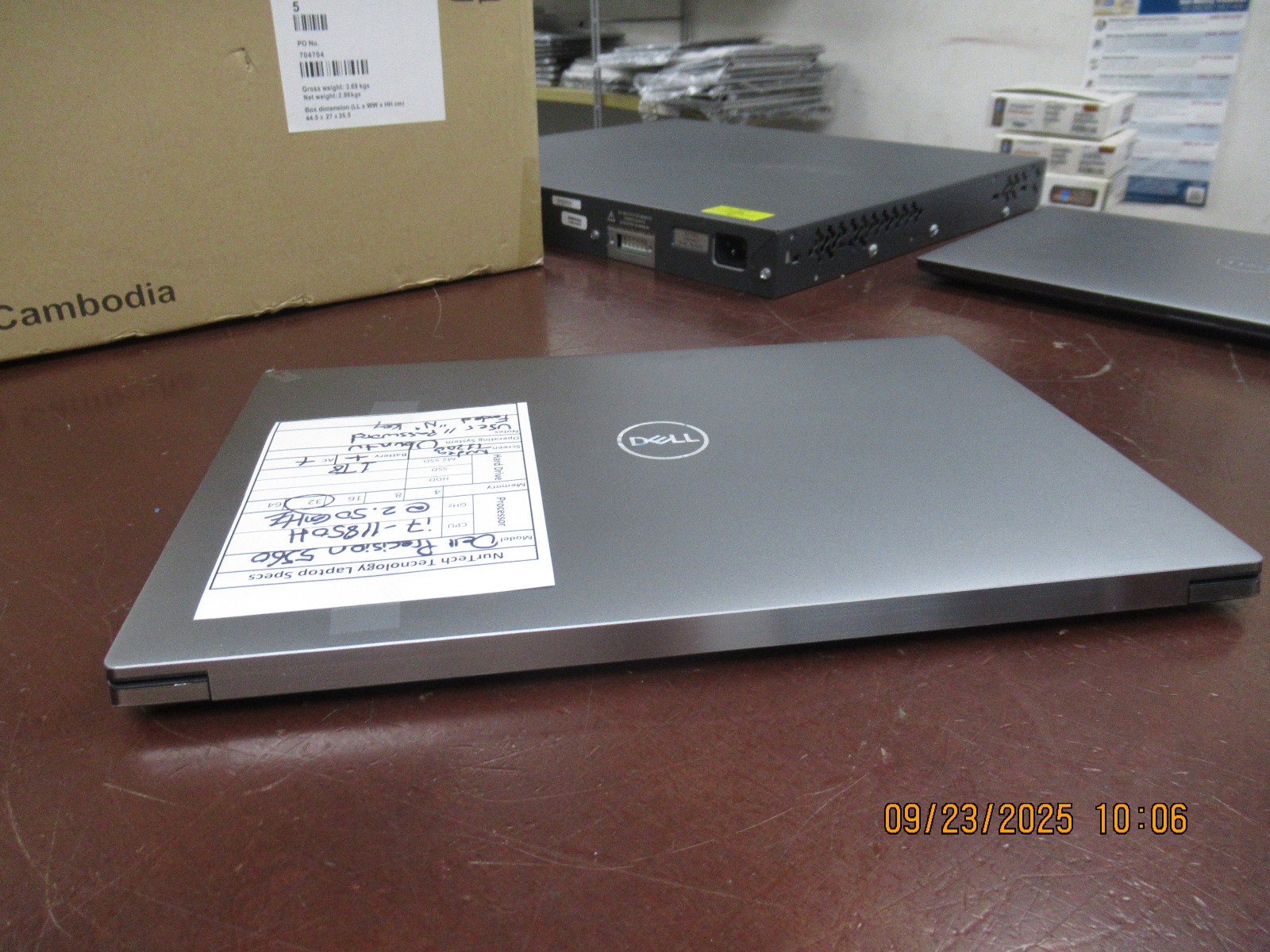 Dell Precision 5560 i7-11850H 2.50GHz 32GB 1TB M2SSD NVIDIA T1200 UbuntuLaptop@@