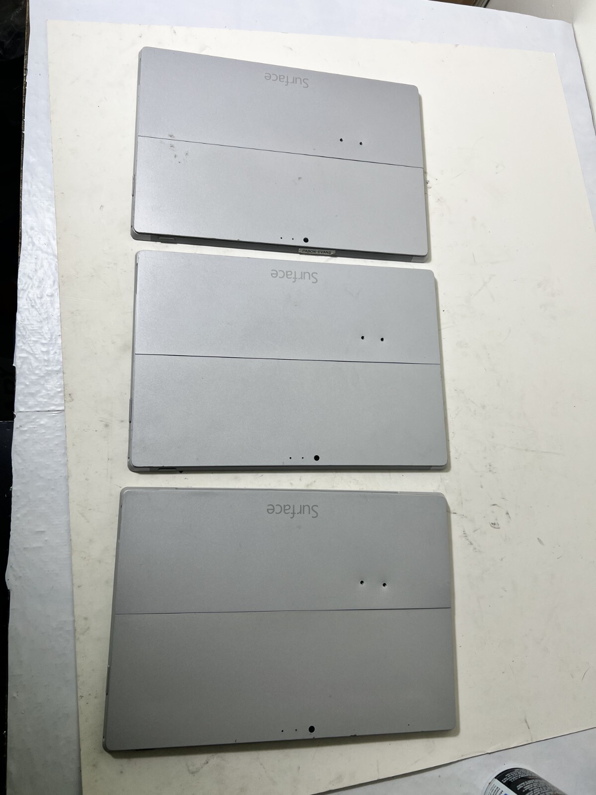 AS-IS Lot of 3 Microsoft Surface Pro 3 Model 1645 128GB For Repair P@rts DRILLED