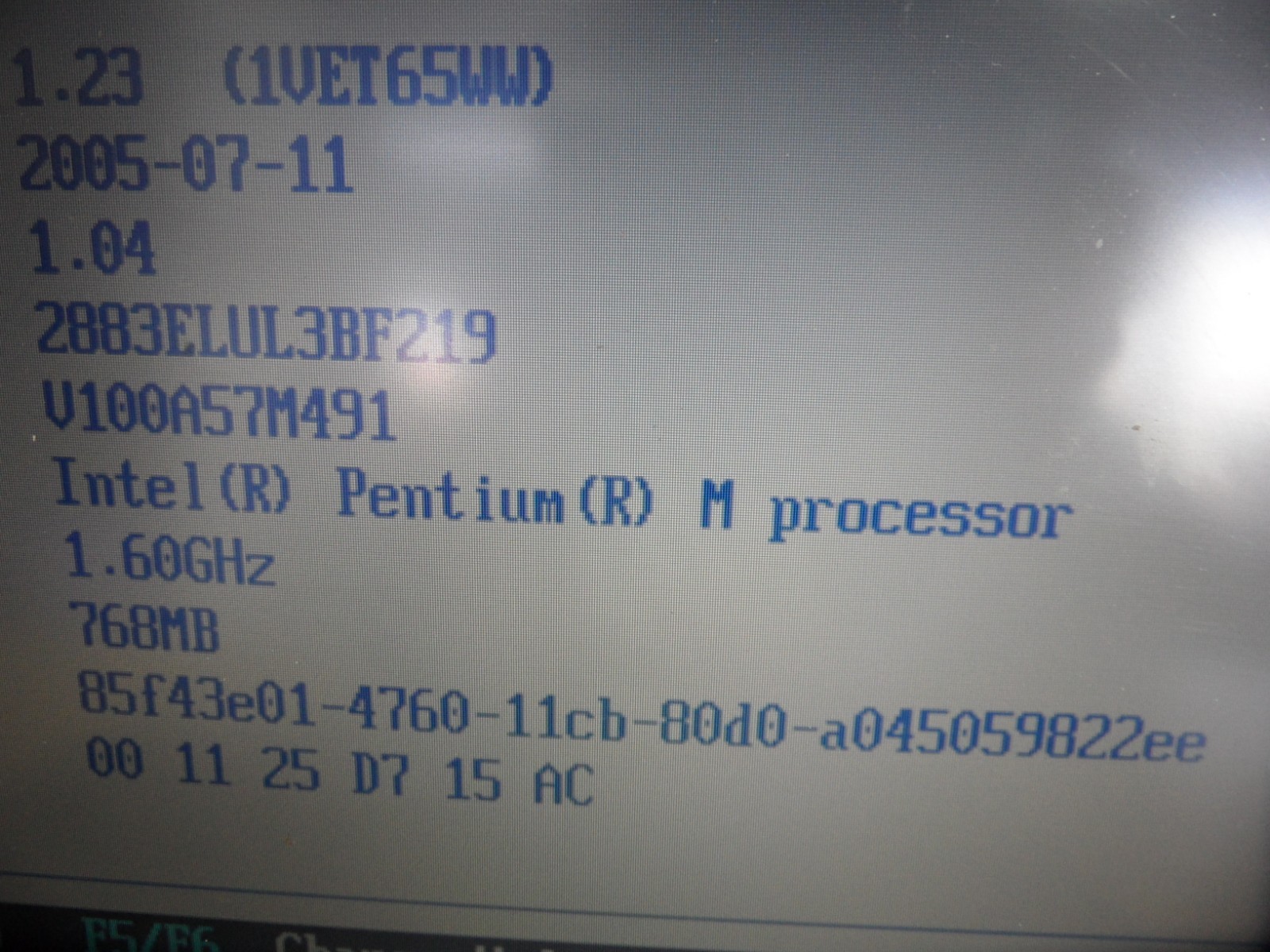 IBM ThinkPad R51 Laptop For Parts Posted Bios 30GB Hard Drive Wiped *