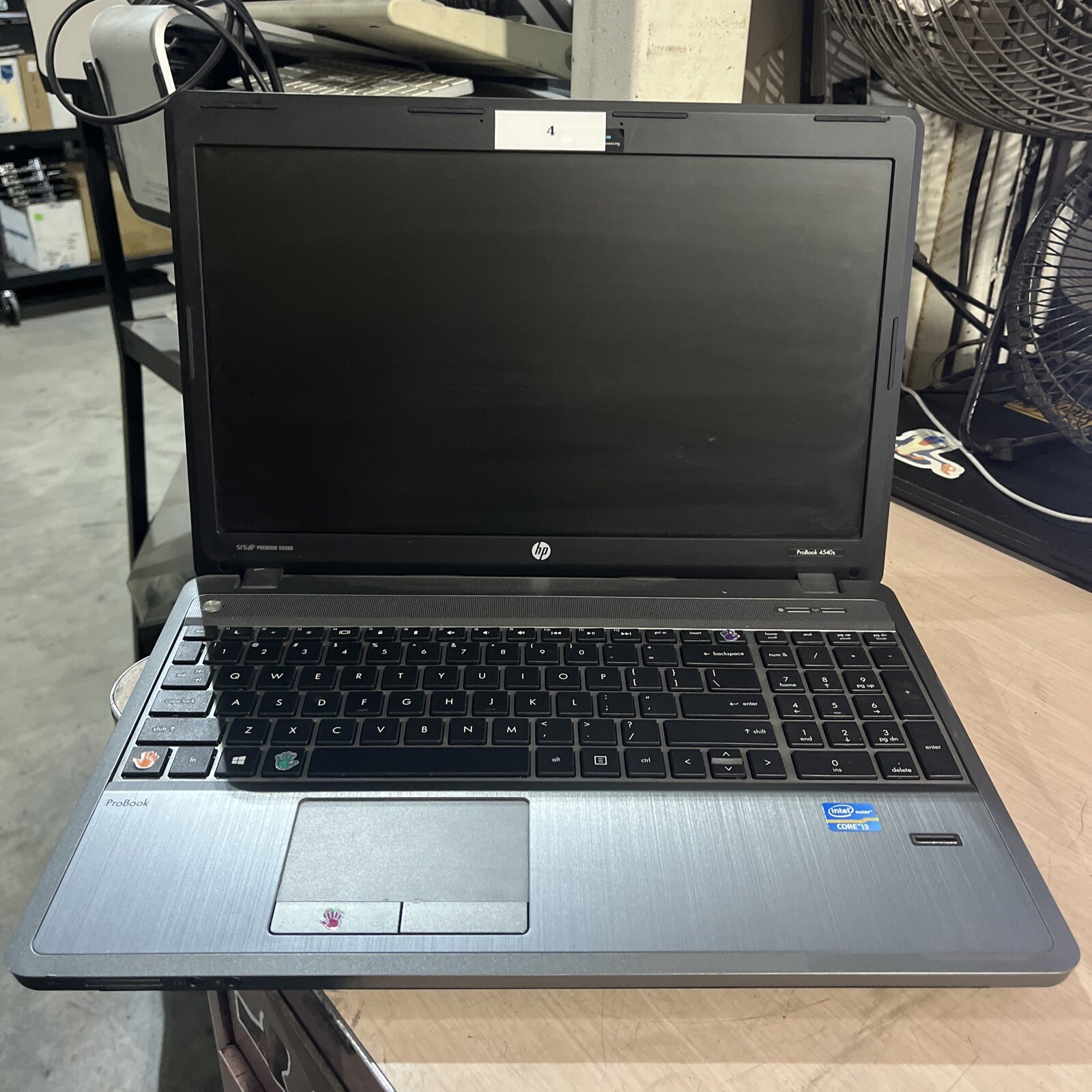 HP PROBOOK 4540S INTEL CORE I3-3110M 2.40GHZ 4GB RAM NO HD 8