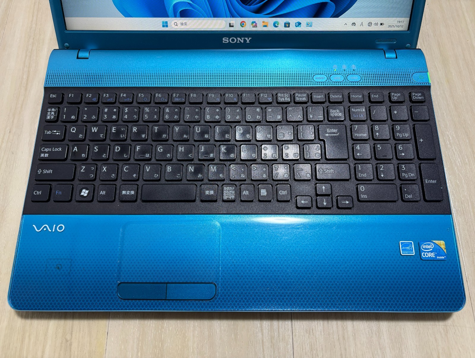 Sony Vaio VPCEB18FJ Core i5-M460 Windows11 Home RAM 8GB SSD 256GB Blue