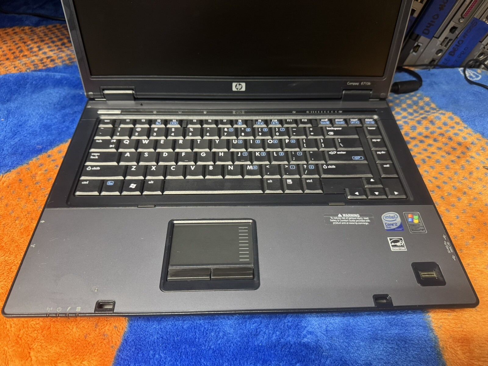 HP 6710b 15.4”, Win10pro, Intel C2D 2.20, 150 GB, 2.5 GB, DVD-RW, Wifi, #004