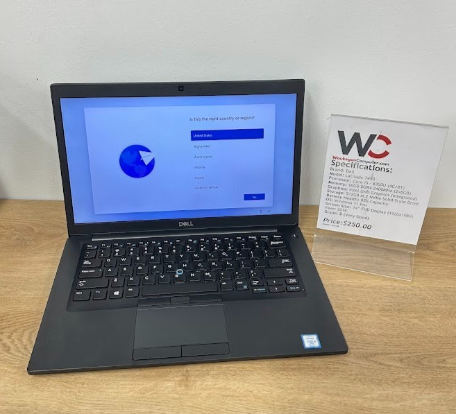Dell Latitude 7490 Core i5 8th Gen, 16GB DDR4, Intel UHD, 512GB SSD 2018 TOUCH!