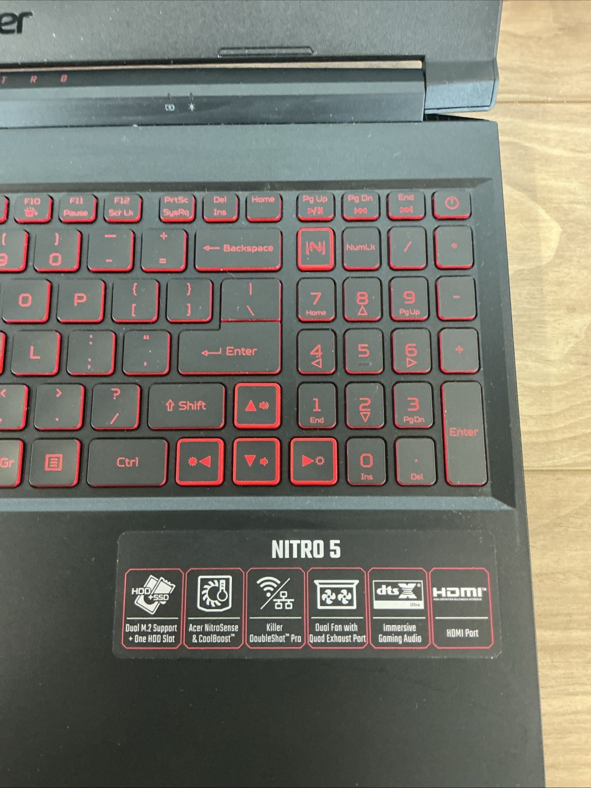 Acer Nitro 5 N20C1 15.6″ i5-11400H 2.7GHz 32GB RAM 256GB SSD GeForce GTX 1650